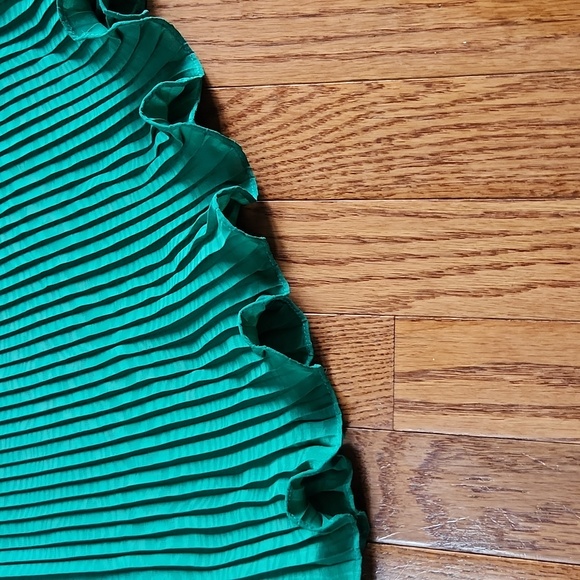 Vintage 80s Diane Freis Georgette Pleated Skirt Set - Picture 15 of 17